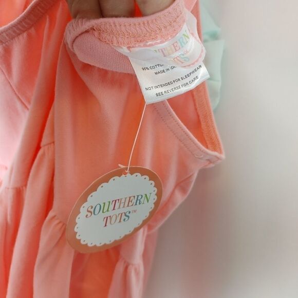Southern Tots Pastel Pink Blue Nwt Girls Size 12 D - Picture 5 of 7